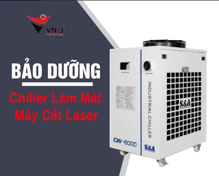 Bảo Dưỡng chiller làm mát nước cho máy cắt laser fiber
