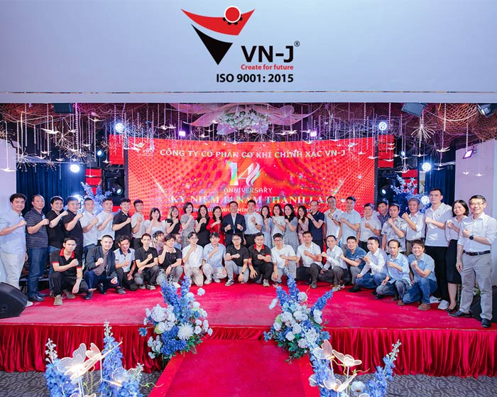 Kỷ Niệm 14 Năm Thành Lập Công Ty Cổ Phần Cơ Khí Chính Xác VN-J