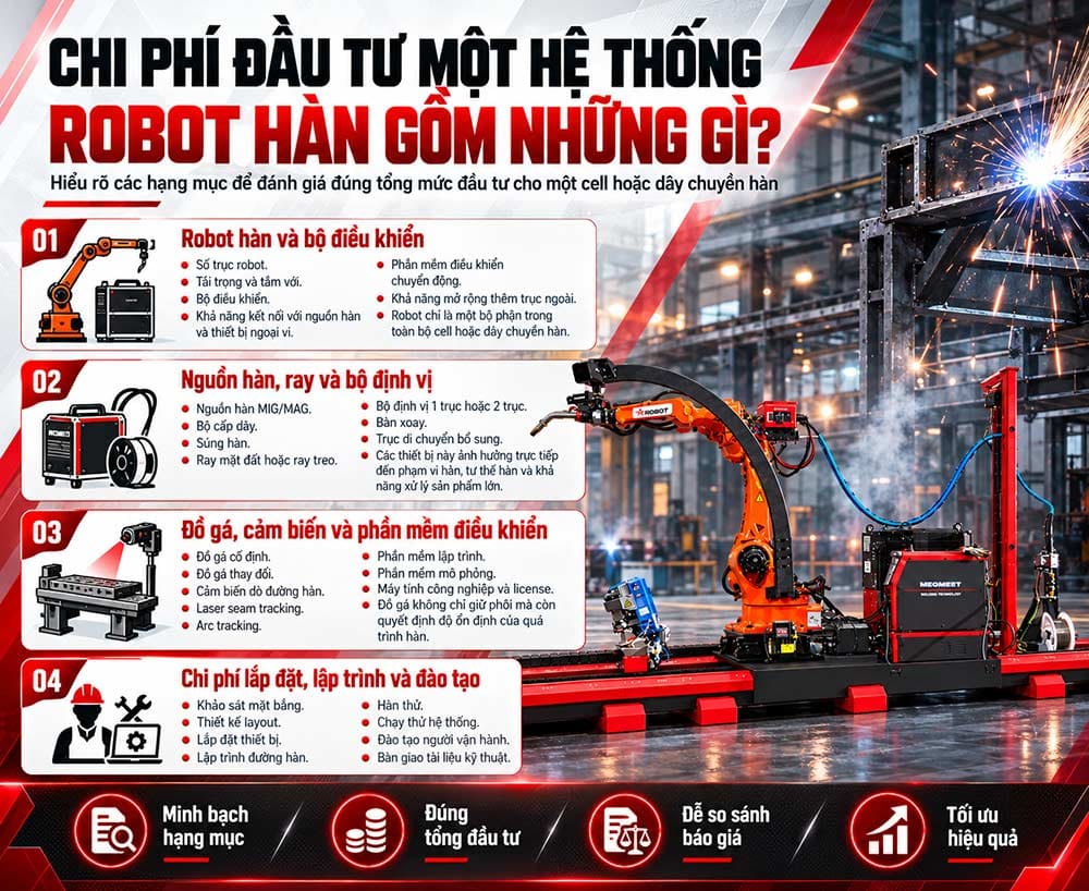 Chi Phí Đầu Tư Robot Hàn Và Thời Gian Hoàn Vốn: Cách Tính ROI