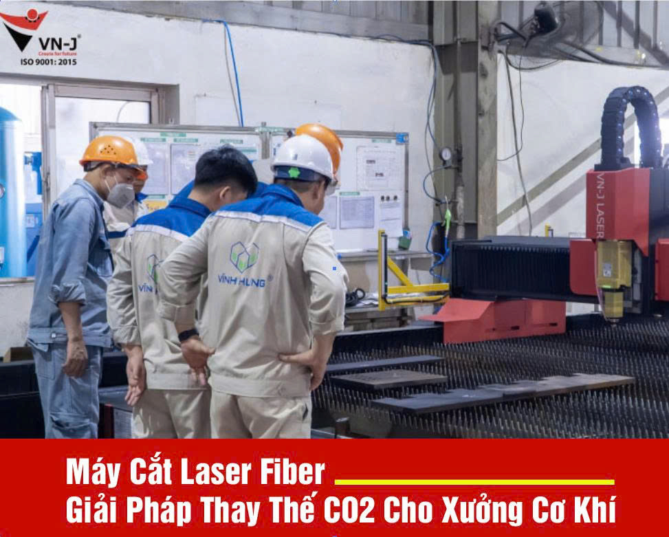 Máy Cắt Laser Fiber Giải Pháp Thay Thế CO2 Cho Xưởng Cơ Khí