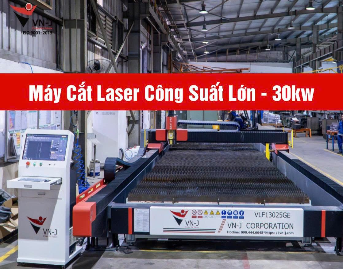 Máy Cắt Laser Công Suất Lớn|Máy Cắt Laser CNC 30kw|Dễ Dàng Cắt Thép Dày Với Khí Nén
