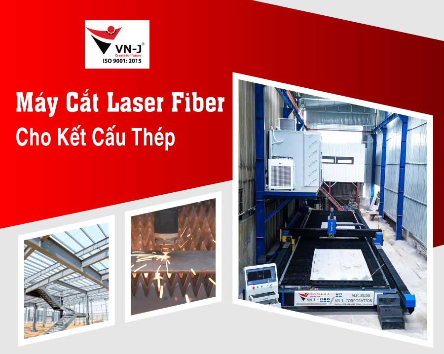 Máy Cắt Laser Fiber Khổ Lớn Cho Kết Cấu Thép CNC